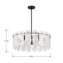 Five Light Pendant<br /><span style="color:#4AB0CE;">Entrega: 4-10 dias en USA</span><br /><span style="color:#4AB0CE;font-size:60%;">PREGUNTE POR ENTREGA EN PANAMA</span><br />Collection: Oldmill<br />Finish: Dark Matte Black