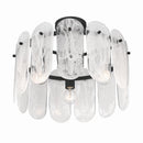 Three Light Semi-Flush Mount<br /><span style="color:#4AB0CE;">Entrega: 4-10 dias en USA</span><br /><span style="color:#4AB0CE;font-size:60%;">PREGUNTE POR ENTREGA EN PANAMA</span><br />Collection: Oldmill<br />Finish: Dark Matte Black