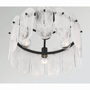 Three Light Semi-Flush Mount<br /><span style="color:#4AB0CE;">Entrega: 4-10 dias en USA</span><br /><span style="color:#4AB0CE;font-size:60%;">PREGUNTE POR ENTREGA EN PANAMA</span><br />Collection: Oldmill<br />Finish: Dark Matte Black
