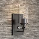 Minka-Lavery - 2641-749 - One Light Bath Sconce - Binsly - Rustic Gun Metal