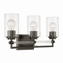 Three Light Vanity<br /><span style="color:#4AB0CE;">Entrega: 4-10 dias en USA</span><br /><span style="color:#4AB0CE;font-size:60%;">PREGUNTE POR ENTREGA EN PANAMA</span><br />Collection: Binsly<br />Finish: Rustic Gun Metal
