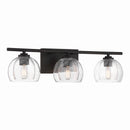 Three Light Vanity<br /><span style="color:#4AB0CE;">Entrega: 4-10 dias en USA</span><br /><span style="color:#4AB0CE;font-size:60%;">PREGUNTE POR ENTREGA EN PANAMA</span><br />Collection: Glint<br />Finish: Dark Bronze