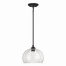 One Light Convertible Pendant/Semi-Flush Mount<br /><span style="color:#4AB0CE;">Entrega: 4-10 dias en USA</span><br /><span style="color:#4AB0CE;font-size:60%;">PREGUNTE POR ENTREGA EN PANAMA</span><br />Collection: Glint<br />Finish: Dark Bronze