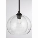 One Light Convertible Pendant/Semi-Flush Mount<br /><span style="color:#4AB0CE;">Entrega: 4-10 dias en USA</span><br /><span style="color:#4AB0CE;font-size:60%;">PREGUNTE POR ENTREGA EN PANAMA</span><br />Collection: Glint<br />Finish: Dark Bronze