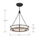 LED Pendant<br /><span style="color:#4AB0CE;">Entrega: 4-10 dias en USA</span><br /><span style="color:#4AB0CE;font-size:60%;">PREGUNTE POR ENTREGA EN PANAMA</span><br />Collection: Velaris<br />Finish: Dark Bronze
