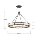 LED Pendant<br /><span style="color:#4AB0CE;">Entrega: 4-10 dias en USA</span><br /><span style="color:#4AB0CE;font-size:60%;">PREGUNTE POR ENTREGA EN PANAMA</span><br />Collection: Velaris<br />Finish: Dark Bronze
