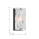 One Light Wall Sconce<br /><span style="color:#4AB0CE;">Entrega: 4-10 dias en USA</span><br /><span style="color:#4AB0CE;font-size:60%;">PREGUNTE POR ENTREGA EN PANAMA</span><br />Collection: Veil<br />Finish: Dark Matte Black