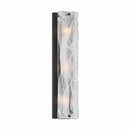 Three Light Vanity<br /><span style="color:#4AB0CE;">Entrega: 4-10 dias en USA</span><br /><span style="color:#4AB0CE;font-size:60%;">PREGUNTE POR ENTREGA EN PANAMA</span><br />Collection: Veil<br />Finish: Dark Matte Black