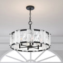 Six Light Pendant<br /><span style="color:#4AB0CE;">Entrega: 4-10 dias en USA</span><br /><span style="color:#4AB0CE;font-size:60%;">PREGUNTE POR ENTREGA EN PANAMA</span><br />Collection: Veil<br />Finish: Dark Matte Black