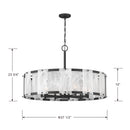 Ten Light Pendant<br /><span style="color:#4AB0CE;">Entrega: 4-10 dias en USA</span><br /><span style="color:#4AB0CE;font-size:60%;">PREGUNTE POR ENTREGA EN PANAMA</span><br />Collection: Veil<br />Finish: Dark Matte Black