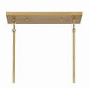 Six Light Linear Chandelier<br /><span style="color:#4AB0CE;">Entrega: 4-10 dias en USA</span><br /><span style="color:#4AB0CE;font-size:60%;">PREGUNTE POR ENTREGA EN PANAMA</span><br />Collection: Veil<br />Finish: Legacy Brass