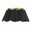 Three Light Flush Mount<br /><span style="color:#4AB0CE;">Entrega: 4-10 dias en USA</span><br /><span style="color:#4AB0CE;font-size:60%;">PREGUNTE POR ENTREGA EN PANAMA</span><br />Collection: Waveform<br />Finish: Dark Bronze