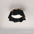 Three Light Flush Mount<br /><span style="color:#4AB0CE;">Entrega: 4-10 dias en USA</span><br /><span style="color:#4AB0CE;font-size:60%;">PREGUNTE POR ENTREGA EN PANAMA</span><br />Collection: Waveform<br />Finish: Dark Bronze