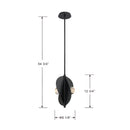 LED Pendant<br /><span style="color:#4AB0CE;">Entrega: 4-10 dias en USA</span><br /><span style="color:#4AB0CE;font-size:60%;">PREGUNTE POR ENTREGA EN PANAMA</span><br />Collection: Pod<br />Finish: Sand Coal Black