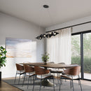 Minka-Lavery - 3977-66-L - LED Linear Chandelier - Pod - Sand Coal Black