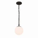 One Light Mini Pendant<br /><span style="color:#4AB0CE;">Entrega: 4-10 dias en USA</span><br /><span style="color:#4AB0CE;font-size:60%;">PREGUNTE POR ENTREGA EN PANAMA</span><br />Collection: Marbelle<br />Finish: Dark Bronze