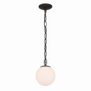 One Light Mini Pendant<br /><span style="color:#4AB0CE;">Entrega: 4-10 dias en USA</span><br /><span style="color:#4AB0CE;font-size:60%;">PREGUNTE POR ENTREGA EN PANAMA</span><br />Collection: Marbelle<br />Finish: Dark Bronze