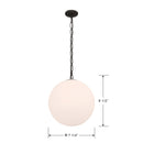 One Light Mini Pendant<br /><span style="color:#4AB0CE;">Entrega: 4-10 dias en USA</span><br /><span style="color:#4AB0CE;font-size:60%;">PREGUNTE POR ENTREGA EN PANAMA</span><br />Collection: Marbelle<br />Finish: Dark Bronze