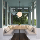 One Light Pendant<br /><span style="color:#4AB0CE;">Entrega: 4-10 dias en USA</span><br /><span style="color:#4AB0CE;font-size:60%;">PREGUNTE POR ENTREGA EN PANAMA</span><br />Collection: Marbelle<br />Finish: Dark Bronze