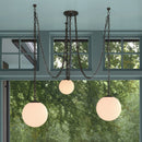 Minka-Lavery - 5218-860 - Three Light Pendant - Marbelle - Dark Bronze