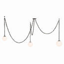 Three Light Pendant<br /><span style="color:#4AB0CE;">Entrega: 4-10 dias en USA</span><br /><span style="color:#4AB0CE;font-size:60%;">PREGUNTE POR ENTREGA EN PANAMA</span><br />Collection: Marbelle<br />Finish: Dark Bronze