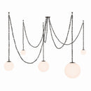 Five Light Pendant<br /><span style="color:#4AB0CE;">Entrega: 4-10 dias en USA</span><br /><span style="color:#4AB0CE;font-size:60%;">PREGUNTE POR ENTREGA EN PANAMA</span><br />Collection: Marbelle<br />Finish: Dark Bronze