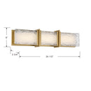 LED Bath Bar<br /><span style="color:#4AB0CE;">Entrega: 4-10 dias en USA</span><br /><span style="color:#4AB0CE;font-size:60%;">PREGUNTE POR ENTREGA EN PANAMA</span><br />Collection: Lumina<br />Finish: Legacy Brass