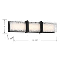 LED Bath Bar<br /><span style="color:#4AB0CE;">Entrega: 4-10 dias en USA</span><br /><span style="color:#4AB0CE;font-size:60%;">PREGUNTE POR ENTREGA EN PANAMA</span><br />Collection: Lumina<br />Finish: Dark Matte Black