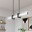 LED Linear Chandelier<br /><span style="color:#4AB0CE;">Entrega: 4-10 dias en USA</span><br /><span style="color:#4AB0CE;font-size:60%;">PREGUNTE POR ENTREGA EN PANAMA</span><br />Collection: Lumina<br />Finish: Dark Matte Black