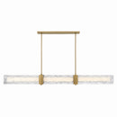 LED Linear Chandelier<br /><span style="color:#4AB0CE;">Entrega: 4-10 dias en USA</span><br /><span style="color:#4AB0CE;font-size:60%;">PREGUNTE POR ENTREGA EN PANAMA</span><br />Collection: Lumina<br />Finish: Legacy Brass