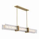 LED Linear Chandelier<br /><span style="color:#4AB0CE;">Entrega: 4-10 dias en USA</span><br /><span style="color:#4AB0CE;font-size:60%;">PREGUNTE POR ENTREGA EN PANAMA</span><br />Collection: Lumina<br />Finish: Legacy Brass
