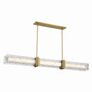 LED Linear Chandelier<br /><span style="color:#4AB0CE;">Entrega: 4-10 dias en USA</span><br /><span style="color:#4AB0CE;font-size:60%;">PREGUNTE POR ENTREGA EN PANAMA</span><br />Collection: Lumina<br />Finish: Legacy Brass