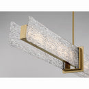 LED Linear Chandelier<br /><span style="color:#4AB0CE;">Entrega: 4-10 dias en USA</span><br /><span style="color:#4AB0CE;font-size:60%;">PREGUNTE POR ENTREGA EN PANAMA</span><br />Collection: Lumina<br />Finish: Legacy Brass