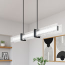 LED Linear Chandelier<br /><span style="color:#4AB0CE;">Entrega: 4-10 dias en USA</span><br /><span style="color:#4AB0CE;font-size:60%;">PREGUNTE POR ENTREGA EN PANAMA</span><br />Collection: Lumina<br />Finish: Dark Matte Black