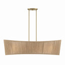 Four Light Linear Chandelier<br /><span style="color:#4AB0CE;">Entrega: 4-10 dias en USA</span><br /><span style="color:#4AB0CE;font-size:60%;">PREGUNTE POR ENTREGA EN PANAMA</span><br />Collection: Key Largo<br />Finish: Soft Brass