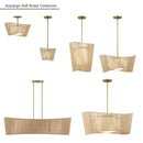 Four Light Linear Chandelier<br /><span style="color:#4AB0CE;">Entrega: 4-10 dias en USA</span><br /><span style="color:#4AB0CE;font-size:60%;">PREGUNTE POR ENTREGA EN PANAMA</span><br />Collection: Key Largo<br />Finish: Soft Brass