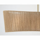 Four Light Linear Chandelier<br /><span style="color:#4AB0CE;">Entrega: 4-10 dias en USA</span><br /><span style="color:#4AB0CE;font-size:60%;">PREGUNTE POR ENTREGA EN PANAMA</span><br />Collection: Key Largo<br />Finish: Soft Brass