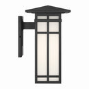 One Light Wall Sconce<br /><span style="color:#4AB0CE;">Entrega: 4-10 dias en USA</span><br /><span style="color:#4AB0CE;font-size:60%;">PREGUNTE POR ENTREGA EN PANAMA</span><br />Collection: Grydton<br />Finish: Dark Matte Black