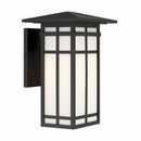 One Light Wall Sconce<br /><span style="color:#4AB0CE;">Entrega: 4-10 dias en USA</span><br /><span style="color:#4AB0CE;font-size:60%;">PREGUNTE POR ENTREGA EN PANAMA</span><br />Collection: Grydton<br />Finish: Dark Matte Black