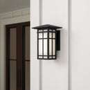 One Light Wall Sconce<br /><span style="color:#4AB0CE;">Entrega: 4-10 dias en USA</span><br /><span style="color:#4AB0CE;font-size:60%;">PREGUNTE POR ENTREGA EN PANAMA</span><br />Collection: Grydton<br />Finish: Dark Matte Black