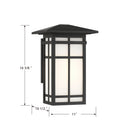 One Light Wall Sconce<br /><span style="color:#4AB0CE;">Entrega: 4-10 dias en USA</span><br /><span style="color:#4AB0CE;font-size:60%;">PREGUNTE POR ENTREGA EN PANAMA</span><br />Collection: Grydton<br />Finish: Dark Matte Black
