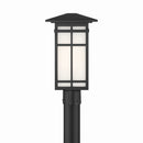 One Light Post Lantern<br /><span style="color:#4AB0CE;">Entrega: 4-10 dias en USA</span><br /><span style="color:#4AB0CE;font-size:60%;">PREGUNTE POR ENTREGA EN PANAMA</span><br />Collection: Grydton<br />Finish: Dark Matte Black