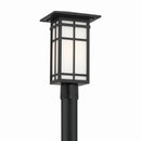 One Light Post Lantern<br /><span style="color:#4AB0CE;">Entrega: 4-10 dias en USA</span><br /><span style="color:#4AB0CE;font-size:60%;">PREGUNTE POR ENTREGA EN PANAMA</span><br />Collection: Grydton<br />Finish: Dark Matte Black