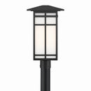 One Light Post Lantern<br /><span style="color:#4AB0CE;">Entrega: 4-10 dias en USA</span><br /><span style="color:#4AB0CE;font-size:60%;">PREGUNTE POR ENTREGA EN PANAMA</span><br />Collection: Grydton<br />Finish: Dark Matte Black