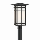 One Light Post Lantern<br /><span style="color:#4AB0CE;">Entrega: 4-10 dias en USA</span><br /><span style="color:#4AB0CE;font-size:60%;">PREGUNTE POR ENTREGA EN PANAMA</span><br />Collection: Grydton<br />Finish: Dark Matte Black