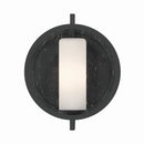 One Light Wall Sconce<br /><span style="color:#4AB0CE;">Entrega: 4-10 dias en USA</span><br /><span style="color:#4AB0CE;font-size:60%;">PREGUNTE POR ENTREGA EN PANAMA</span><br />Collection: Halin<br />Finish: Sand Coal Black