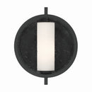 One Light Wall Sconce<br /><span style="color:#4AB0CE;">Entrega: 4-10 dias en USA</span><br /><span style="color:#4AB0CE;font-size:60%;">PREGUNTE POR ENTREGA EN PANAMA</span><br />Collection: Halin<br />Finish: Sand Coal Black