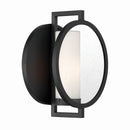 One Light Wall Sconce<br /><span style="color:#4AB0CE;">Entrega: 4-10 dias en USA</span><br /><span style="color:#4AB0CE;font-size:60%;">PREGUNTE POR ENTREGA EN PANAMA</span><br />Collection: Halin<br />Finish: Sand Coal Black