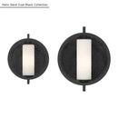One Light Wall Sconce<br /><span style="color:#4AB0CE;">Entrega: 4-10 dias en USA</span><br /><span style="color:#4AB0CE;font-size:60%;">PREGUNTE POR ENTREGA EN PANAMA</span><br />Collection: Halin<br />Finish: Sand Coal Black