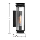 One Light Wall Sconce<br /><span style="color:#4AB0CE;">Entrega: 4-10 dias en USA</span><br /><span style="color:#4AB0CE;font-size:60%;">PREGUNTE POR ENTREGA EN PANAMA</span><br />Collection: Vessaro<br />Finish: Sand Coal Black